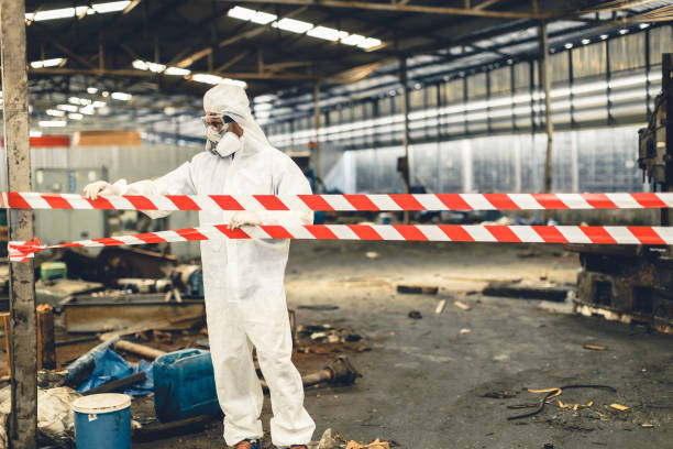 Professional Crime Scene Cleanup technician working in Alton Bay, NH